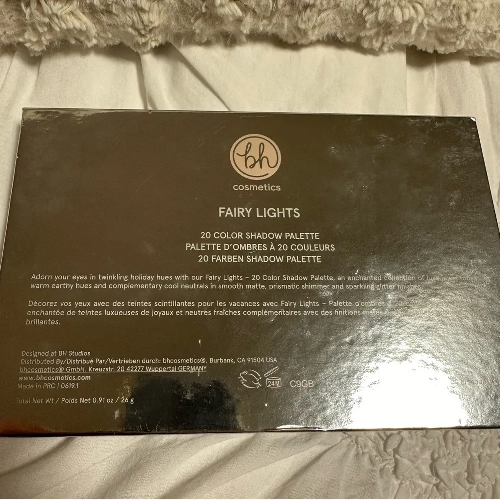 BH Cosmetics Fairy Lights 20 Color Shadow Palette Matte Shimmer Eyeshadow